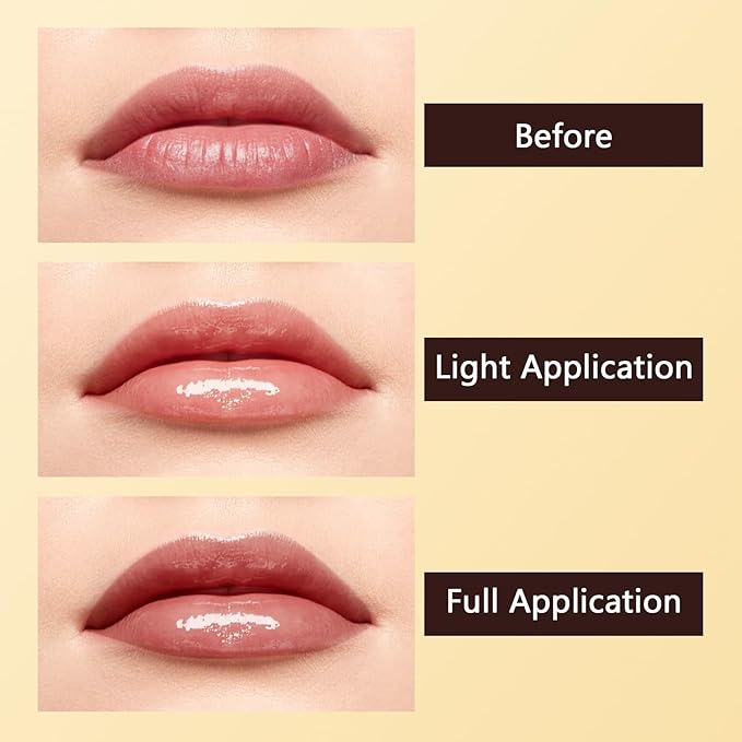 Honey Lipstick Tinted Lip Balm, Hydrating Sheer Lip Color for All Skin Tones, Moisturizing Lightweight Lip Balm with Natural Shine, Nourishing Glossy Black cherry Tint