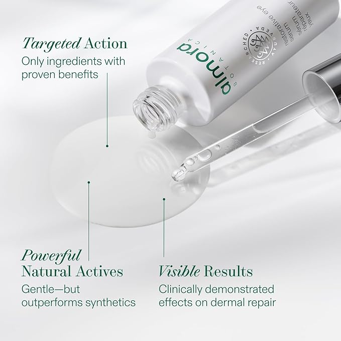 Restorative Eye Serum, 30mL | Brightening & Firming Eye Treatment | Reduces Dark Circles, Puffiness & Fine Lines | Nutrient-Rich, Collagen-Activating Formula | Clean, Vegan Skincare