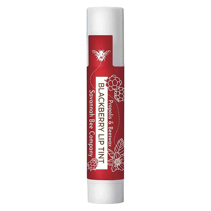 Savannah Bee Company Blackberry Extract Lip Tint - Bees Wax Propolis Extract Moisturizing Lip Tint