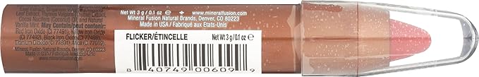 Mineral Fusion Sheer Moisture Lip Tint, Flicker, 0.1 oz