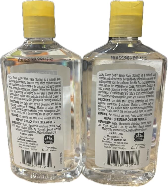 LUCKY SUPER SOFT Witch Hazel Solution, Clear