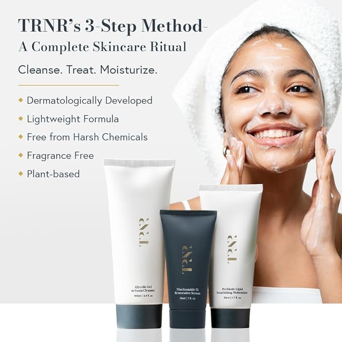 The TRNR Method Bundle | Skincare Routine | Natural, Plant-Based & Science-First Skincare Set for Men & Women