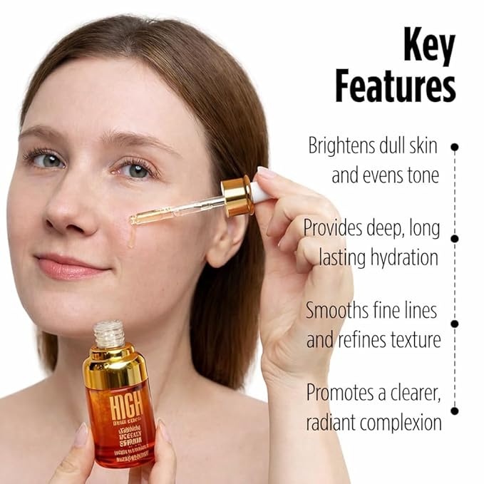 Retinol 1% Anti-Aging Face Serum for Wrinkles, Fine Lines & Dark Spots, Improves Skin Texture, Night Treatment | High Cosmetic Agency,Skincare Formula