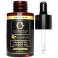 Jamaican Black Castor Oil - Organic Cold Pressed for Hair Growth & Scalp Nourishing, Deep Moisturizing for Body, Skin, Nail, Cuticle, Eyelash, Eyebrow, Beard & Shaving