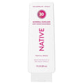 Native Mineral Sunscreen Lotion SPF 30, Tropical Breeze Scent, with 100% Mineral Zinc Oxide for Face & Body, Hawaii Compliant, Vegan, No White Cast - 7 oz