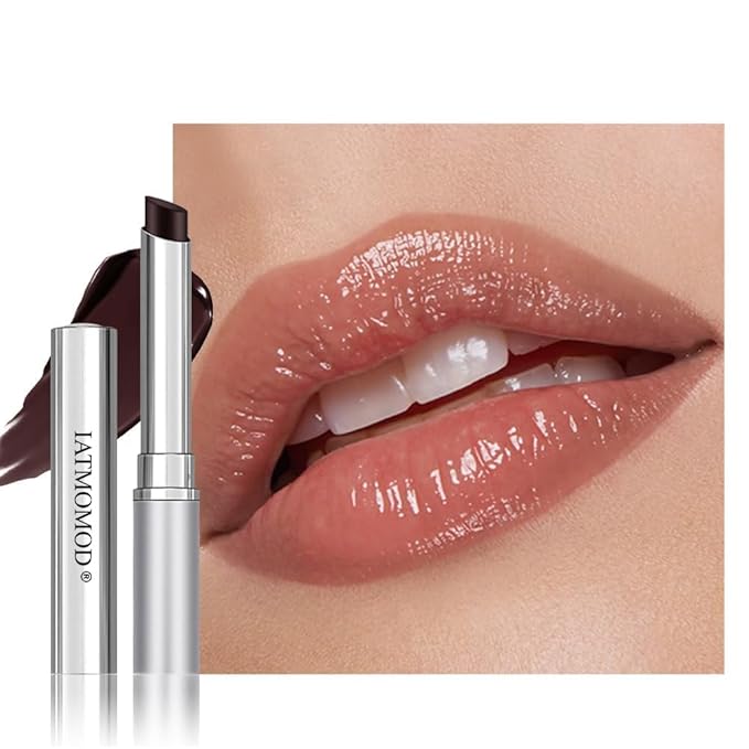 Black Cherry Nude Tinted Lip Balm, Sheer Hydrating Lipstick for All Skin Types - Natural Moisturizing Lip Tint, Long Lasting Waterproof