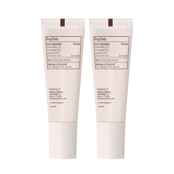 Hawaiian Tropic Lip Balm, Island Coconut, SPF 30, 0.35oz each, Twin Pack