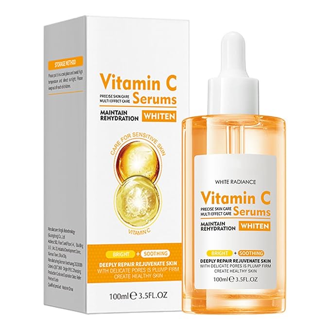 Nourishing Face Essence 100ML for Women and Girls Intensive Liquid Hydration to Revitalize Dry Skin for a Smooth and Supple Complexion Vitamin C Essence One Size