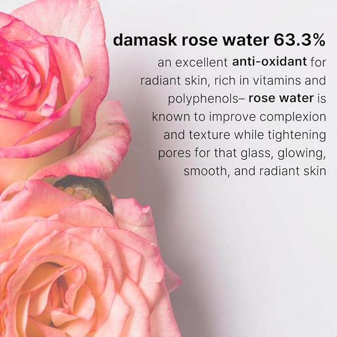 CELDYQUE Niacinamide Advanced 20% Face Vegan Serum w/Vitamin B3 Green Tea Beta-Glucan Damask Rose 63% No-Scent Even Skin Tone Minimize Pores Plump Fine Lines 2 Fl Oz
