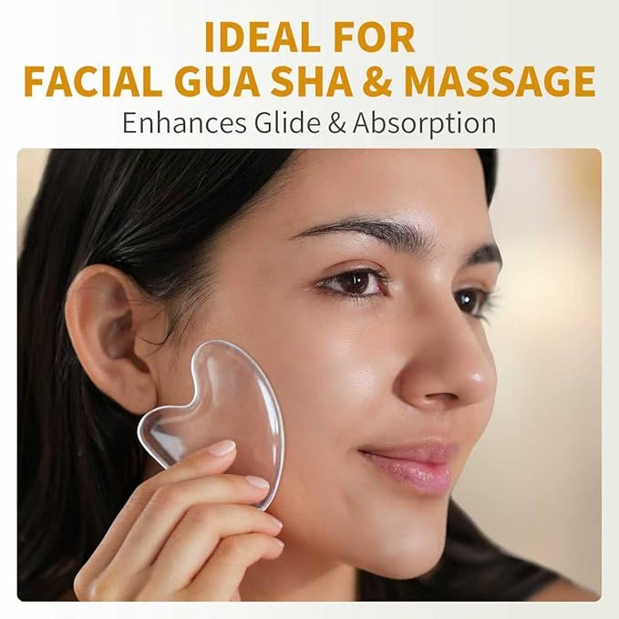 Face Oil with 21.7% ECOCERT Organic Squalane & Vitamin C - Plant-Based, Non-Greasy Facial Oil for Dry, Sensitive Skin - Anti-Aging, Brightening, Gua Sha Oil, 1 fl oz