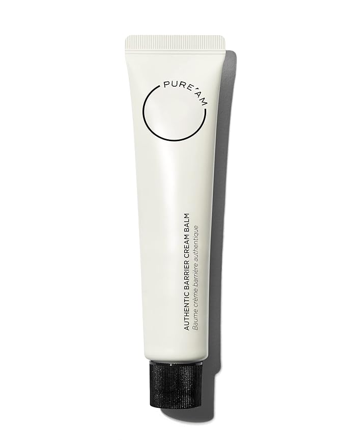 PURE'AM Korean Barrier Repair Organic Moisturizer, Ceramide Cream For Dry & Sensitive Skin, Hydrating Face Balm, Moisturizer For Acne Prone Skin, 75ml (2.5 Fl Oz)