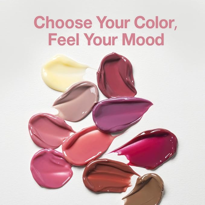 VIDIVICI Peptide Butter Tint Balm | 10 Color Variants, Moisturizing Lip Tint with Melting Peptide Complex™ & Sheer Tinted Glow - 03 ROSY BUBBLE (12g, 0.42Oz)