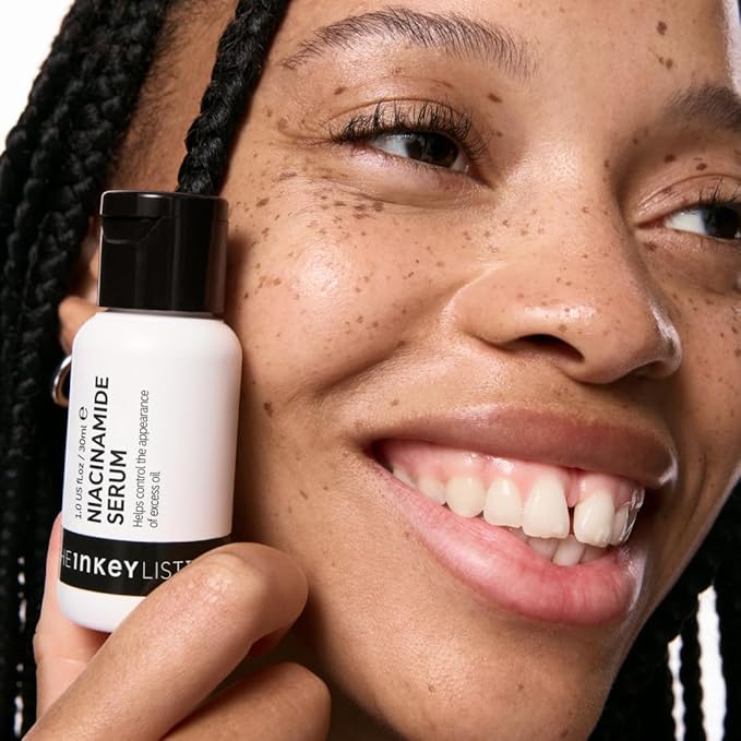 The INKEY List 10% Niacinamide Serum, Lightweight Oil Control Serum Helps with Blemishes and Appearance of Redness, Hydrating 1% Hyaluronic Acid 30ml, 1 fl oz