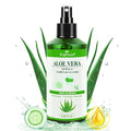 Aloe Vera Spray from Freshly Cut Pure Aloe, Aloe Vera for Skin& Hair, Aloe Vera Spray for Sunburn Relief, 6.93oz, Absorbs Rapidly, Infused wirh Cucumber Essence
