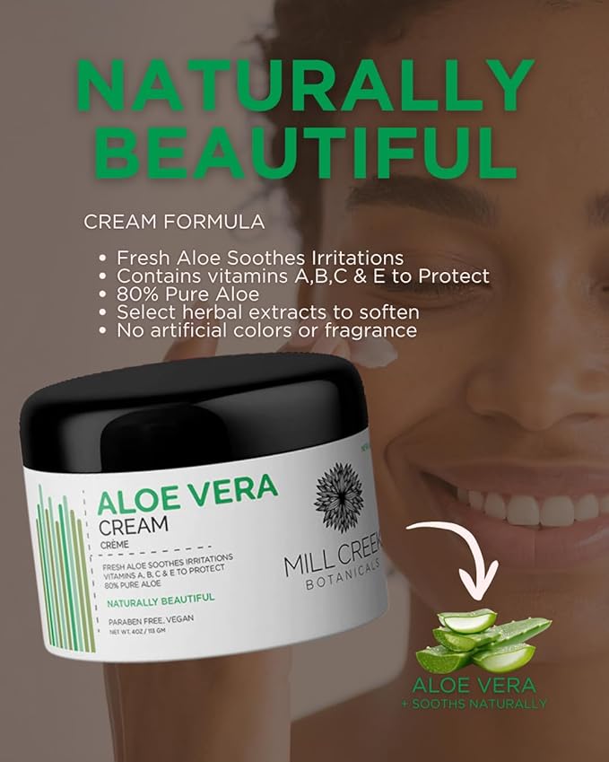 Mill Creek Aloe Vera Cream - 4 oz