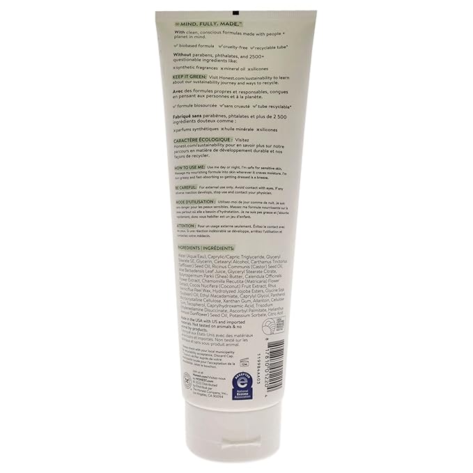 The Honest Company Purely Simple Fragrance-Free Face and Body Lotion for Sensitive Skin, Fragrance Free, 8.5 Fluid Ounce (Pack of 2)