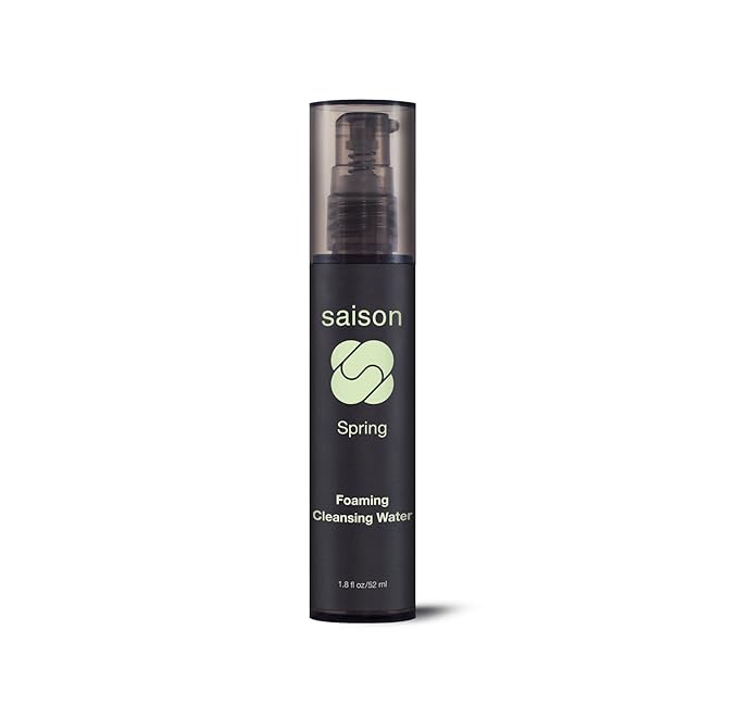 Saison® Spring Foaming Cleansing Water | Organic, Natural, Vegan & Cruelty Free Beauty | Good for Normal Skin