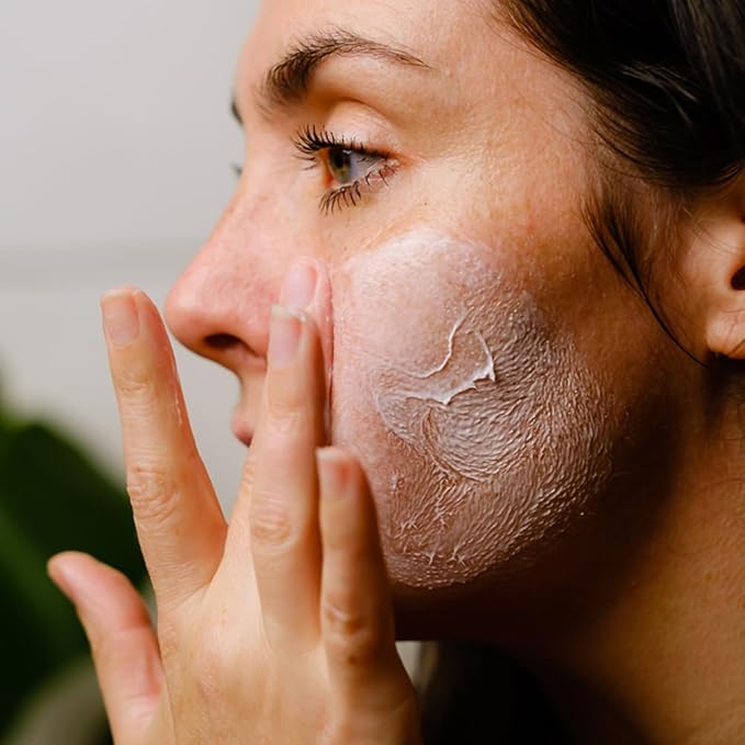 Urban Veda Purifying Exfoliating Face Scrub | Acne Face Wash Scrub with Neem Oil | Oil Cleanser Facial Scrub with Witch Hazel | Tea Tree Oil Face Scrub Exfoliator| Pore Cleaner Facial Polish|4.2 Fl oz