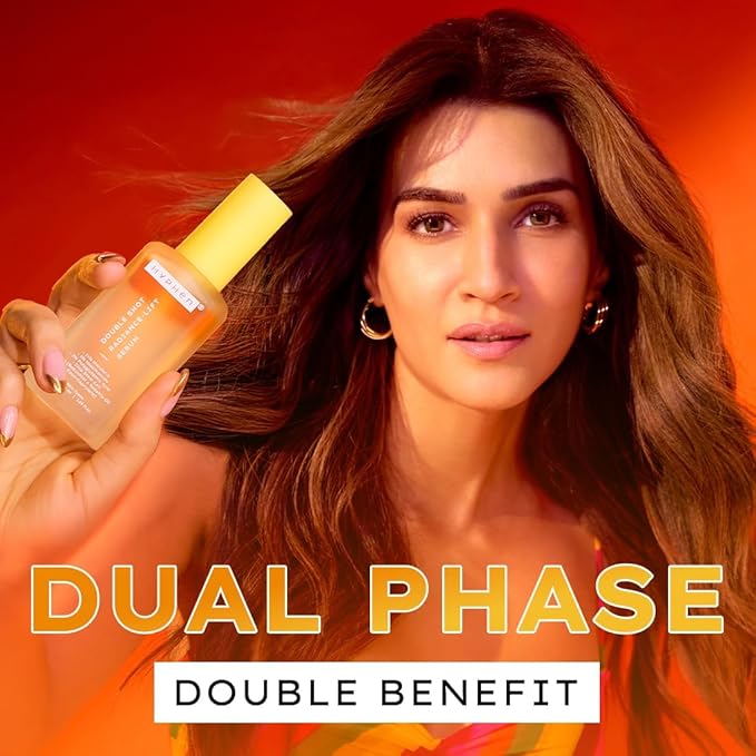 Hyphen 18% Brightening + 20% Collagen Face Serum | Double Serum with 11% Mandarin 5% Niacinamide 2% PGA & Bakuchiol | Winter Skincare | Brightening, Hydrating & Collagen Boost for Dry Skin - 50ml