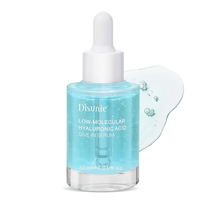 Low-Molecular Hyaluronic Acid Serum For Face, 1.01 FL.OZ / 30 ML Dive-In Serum, B5 + Glycerin + Saccharide Isomerate Deep Moisturizing & Multiple Water Locking, Suitable For Dry And Sensitive Skin