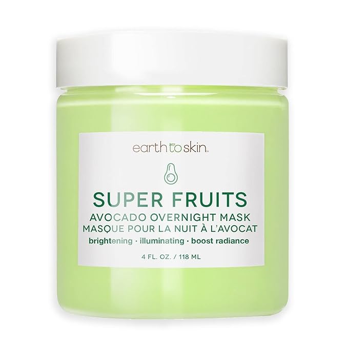 Earth To Skin Super Fruits Avocado Overnight Mask (4.0 Fl Oz)
