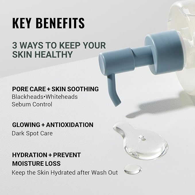 ASNO Multi Vitamin A.C.E Cleansing Oil 300ml - Vegan Makeup Cleanser, Blackhead Whitehead Sebum Remover, Pore Control & Aromatherapy, Glutathione + Aloe vera + Squalane, Korean Skin Care