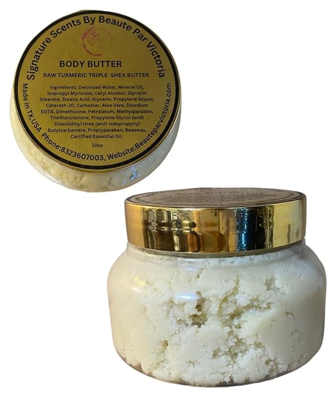 Body Moisturizers/Butters (Raw Turmeric Triple Shea (Body Butter))