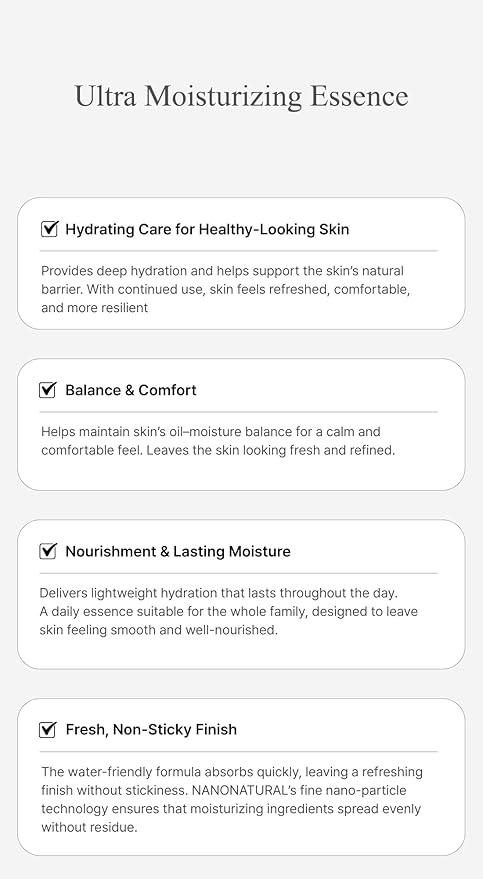 NANONATURE] Ultra Moisturizing Essence