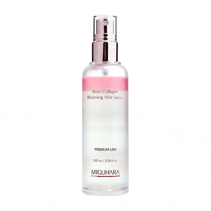 MIGUHARA Facial Mist & Mist Serum, Korean Skincare (Rose)