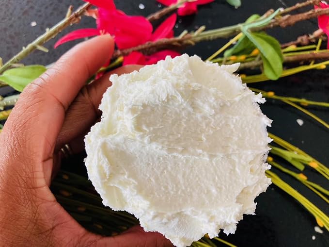 Organic Unrefined Shea Butter 1 LB Unrefined, African,100% Pure, Non-GMO, Fresh and Creamy | Use for Body/Hair moisturizing butters, Lip balms, soap base, salves and deodorants
