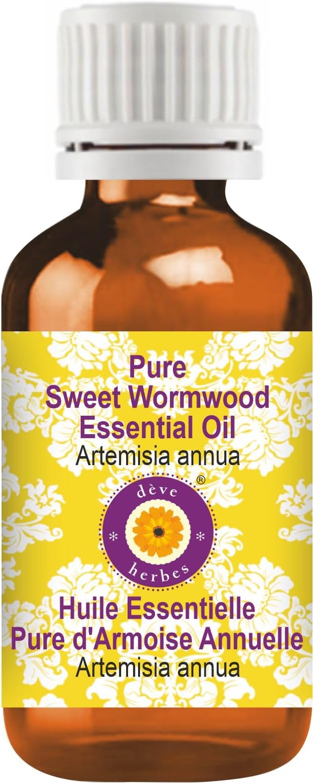 dève herbes Sweet Wormwood Essential Oil (Artemisia annua) Pure | Non-Sticky | Non-Greasy | Lightweight | Men & Women | All Skin Types | Steam Distilled 15ml (0.5 oz)