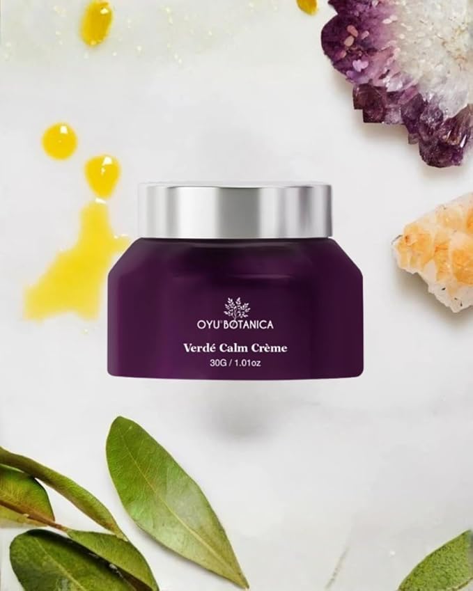 OYU Botanica Verde Calm Crème – Natural Plant-Based Daily Moisturizer – Hydrating Face & Body Cream for Dry, Irritated Skin – Organic Ingredients, Vegan & Cruelty-Free – 50ml