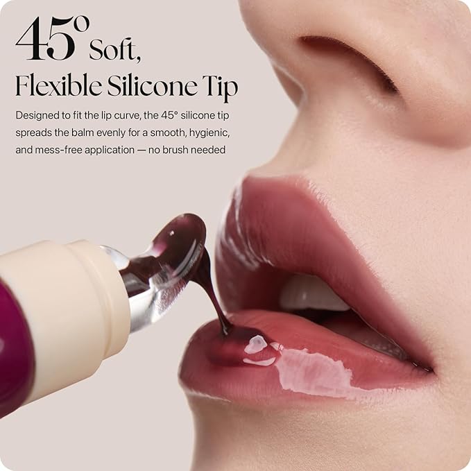 Nature Republic Honey Melting Lip Butter Balm – Hydrating Tinted Balm with Peptides, for Sheer & Glossy, Smooth & Soft Lips (BLACK CHERRY)