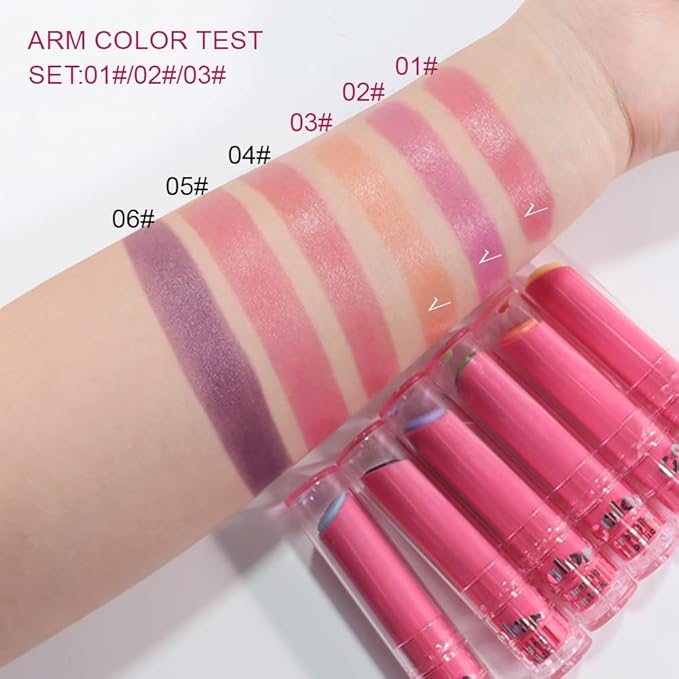BINGBRUSH 3PCS Color Changing Lipstick Set, PH Lip Balm set Mood Lipstick, Natural Color-Changing Tint with Deep Moisture, Long Lasting Personalized Lip Gloss for Daily Wear or Gifts-SetA