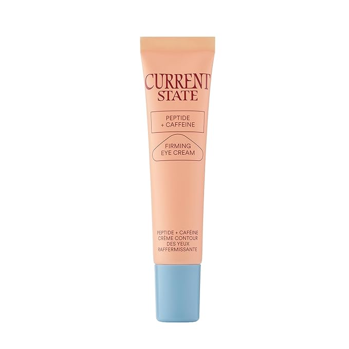 CURRENT STATE Peptide + Caffeine Eye Cream - Lightweight Dark Circles Under Eye Treatment - Brightening Under Eye Cream for Fine Lines, Sagginess, and Dryness with Coconut Water, .5 fl oz.
