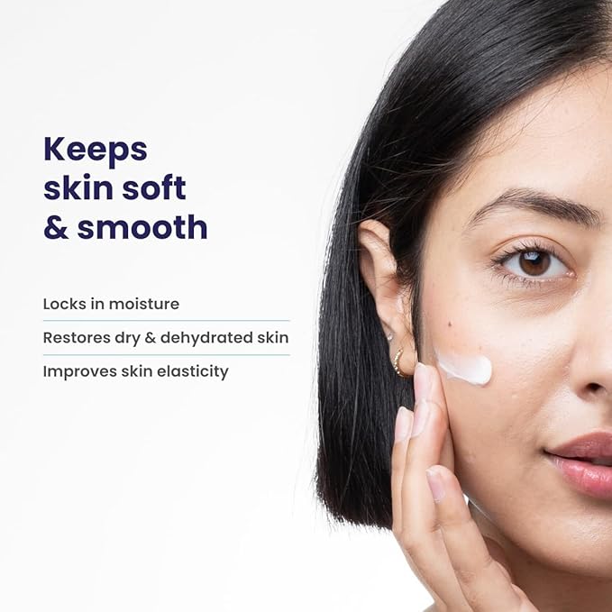 Ceramide & Hyaluronic Acid Moisturiser | Moisturizer For Face | Barrier Repair Cream | Long Lasting Hydration | Suitable For Normal To Dry Skin | 100G