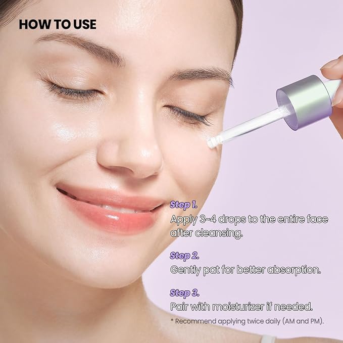 Glam Up Bakuchiol Serum & Hyaluronic Acid - Anti-Aging Retinol Alternative Serum, Blur Fine Lines, Anti-Wrinkles, Pore shrink and Soothing Pimples, Hydrate Facial Skin, Cruelty-Free (1.01 Fl Oz)