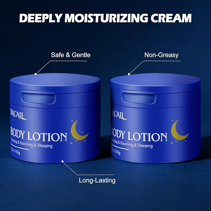 Body Lotion with Deep Moisturizing, Body Moisturizer Cream for Repair Dry Skin, Non-Greasy & Fast Absorbing, Fragrance-Free