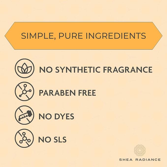 Shea Radiance P.U.R.E. Whipped Shea Butter with Colloidal Oatmeal - Whipped Body Butter Blended with Skin Soothing Oatmeal & Moisturizing Rice Bran Oil | Lavender Bliss (5 oz)