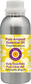 Deve Herbes Pure Aniseed Essential Oil (Pimpinella anisum) Steam Distilled 630ml (21 oz)