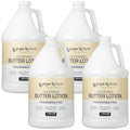 Ginger Lily Farms Club & Fitness Soothing Butter Lotion for Dry Skin, 100% Vegan & Cruelty-Free, Fragrance Free, 1 Gallon (Pack of 4)