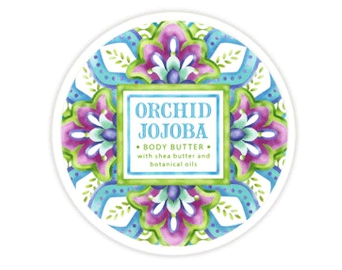 Greenwich Bay Botanic Body Butter Orchid Jojoba 8oz Tub