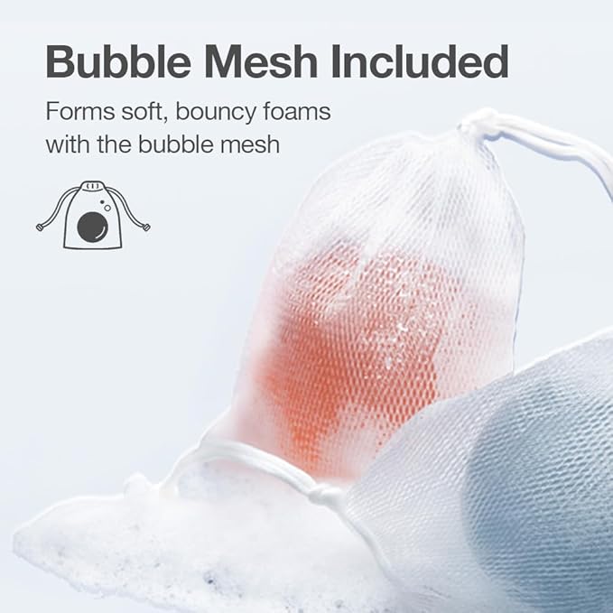 Naisture Be Bare Jelly Ball Cleanser, Daily Face Wash Korean Skin Care Cleanser Ball for Dry Skin with Allantoin for Protection, AHA &BHA for Exfoliation and Hydration- Peachy Pink (1.41oz)