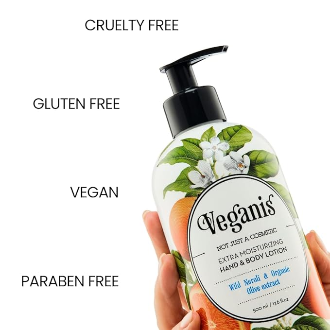 Body Lotion for Dry Skin – Nourishing & Hydrating Formula with Wild Neroli & Organic Olive – Softening Moisturizer For Hands, Smooth & Soft Skin 17,6 Fl Oz