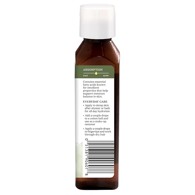 Aura Cacia Organic Skin Care Oil, Nurturing Sweet Almond, 4 Fluid Ounce
