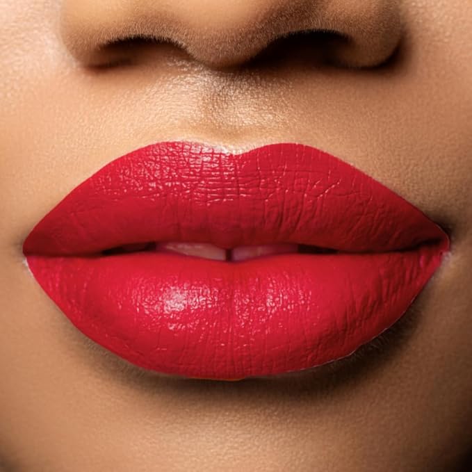 Honeybee Gardens Truly Natural Long Lasting Lipstick, Queen Bee Lipstick, Signature Red, Naturally Hydrating & Nourishing, Vegan, Gluten-Free & Cruelty-Free, 0.11 oz / 3 g