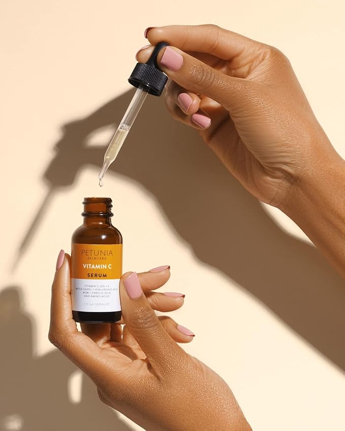 Vitamin C Serum for Face 20% with Hyaluronic Acid and Ferulic Acid, Anti Aging Collagen Booster, Natural Organic Skin Care for Acne Scars, Wrinkles, Fades Dark, Age Spot, Sun Damage
