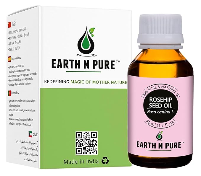 Roseh_ip Oil Cold Pressed, Natural and Therapeutic Grade for Face 50 ml