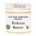 Organic Raw Kokum Butter 100% Pure,Natural & Unrefined| Skin Moisturizer For Face, Body & Hair| 1 LBS/450 GM Ivory / White Grade A | DIY Creams, Balms, Lotions, Soaps| Moisturizes Dry Skin