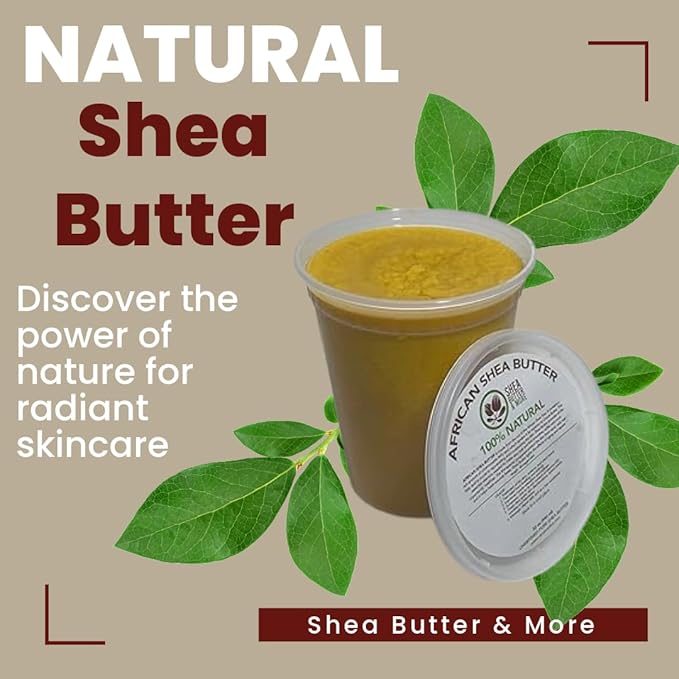 African Shea Butter 32 oz Yellow